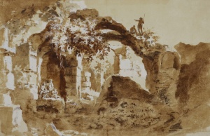 "Artists Sketching" by Claude Joseph Vernet